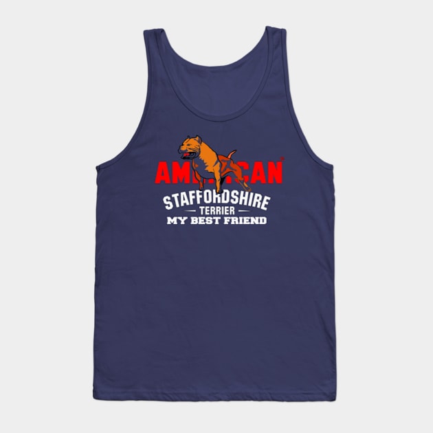 american staffordshire terrier my best friend Tank Top by comancha